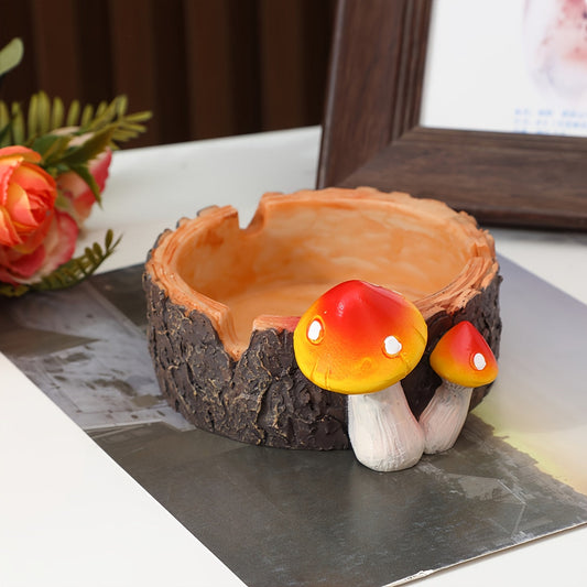 Forest Mushroom Ashtray – Creative Resin Decor