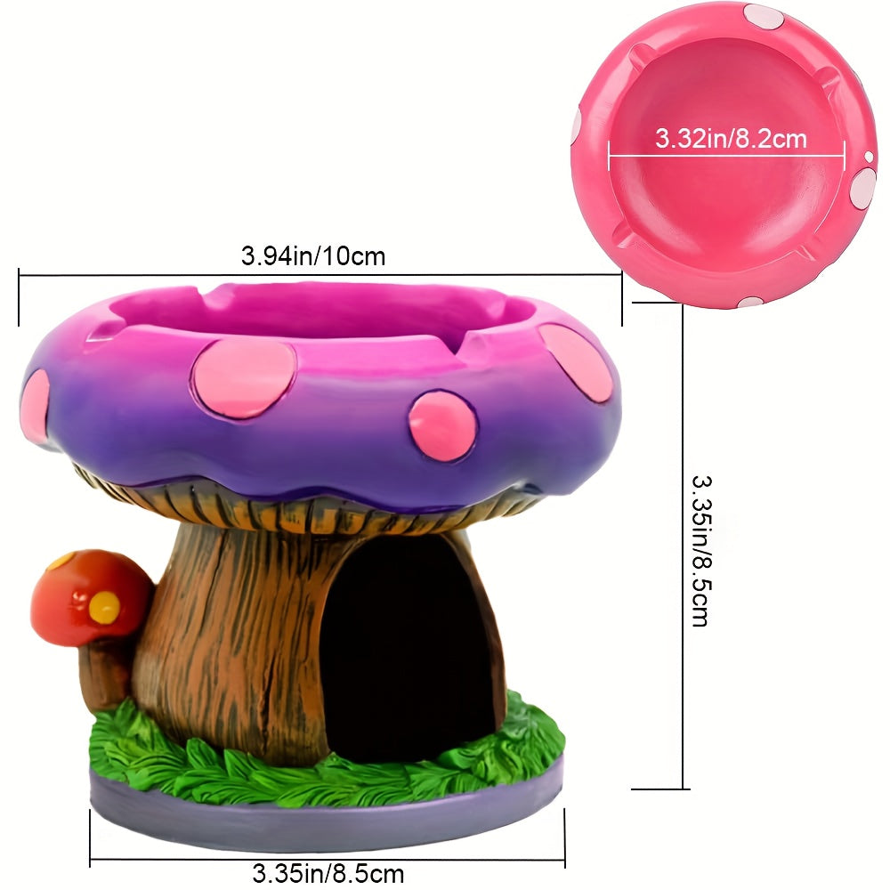 Mushroom Ashtray with Storage – Creative Desktop Decor