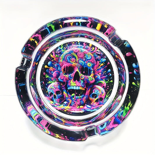 Graffiti Skull Ashtray – Creative Decorative Ash Tray
