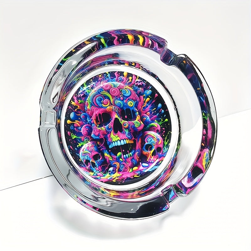 Graffiti Skull Ashtray – Creative Decorative Ash Tray