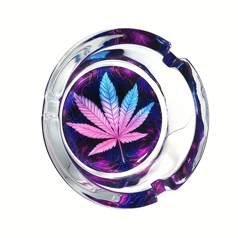 Pink Leaf Ashtray – Stylish Desktop Decor