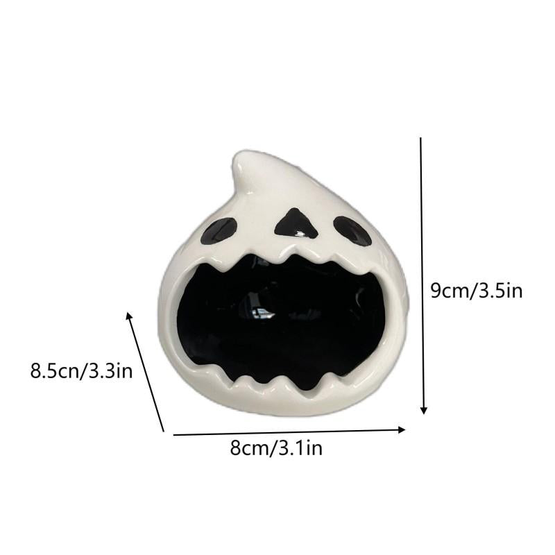 Cute Ceramic Head Ashtray – Creative Desktop Decor