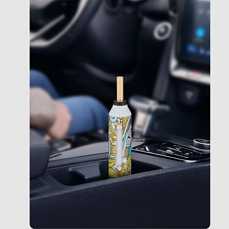 Portable Car Ashtray – Heat-Resistant, Compact & One-Hand Use