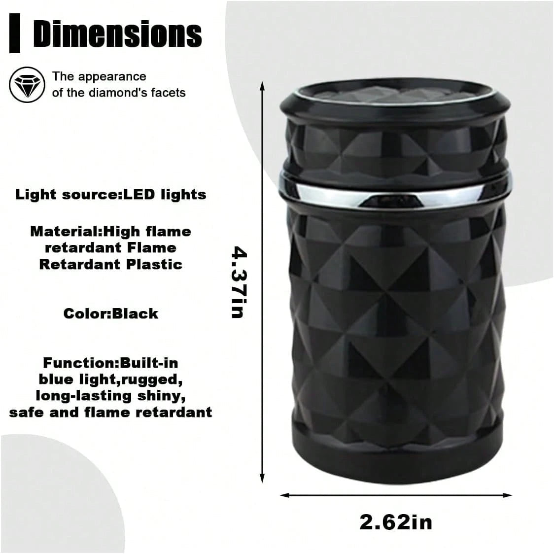Portable Ashtray – Compact & Heat-Resistant