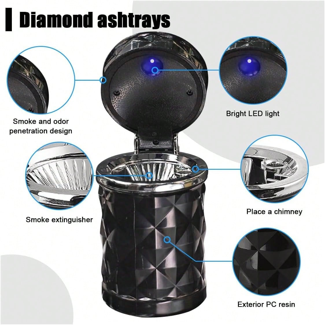 Portable Ashtray – Compact & Heat-Resistant